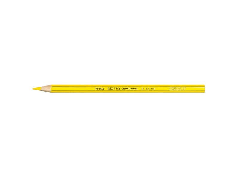 Matita colorata Giotto Supermina giallo fluo F239051