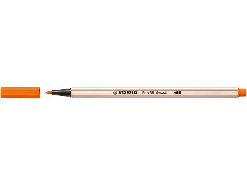 Pennarello Stabilo Pen 68 brush – punta a pennello – M 1 mm vermiglio pallido – 568/30
