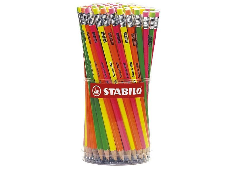 Matite HB Stabilo Swano fluo in grafite 2,5 mm conf. 96 pz IT4907/96