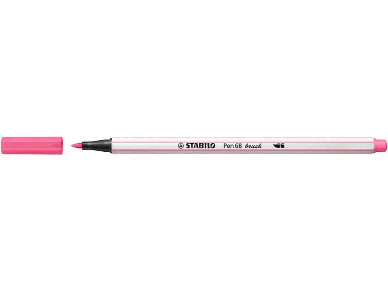 Pennarello Stabilo Pen 68 brush – punta a pennello – M 1 mm rosa 568/29