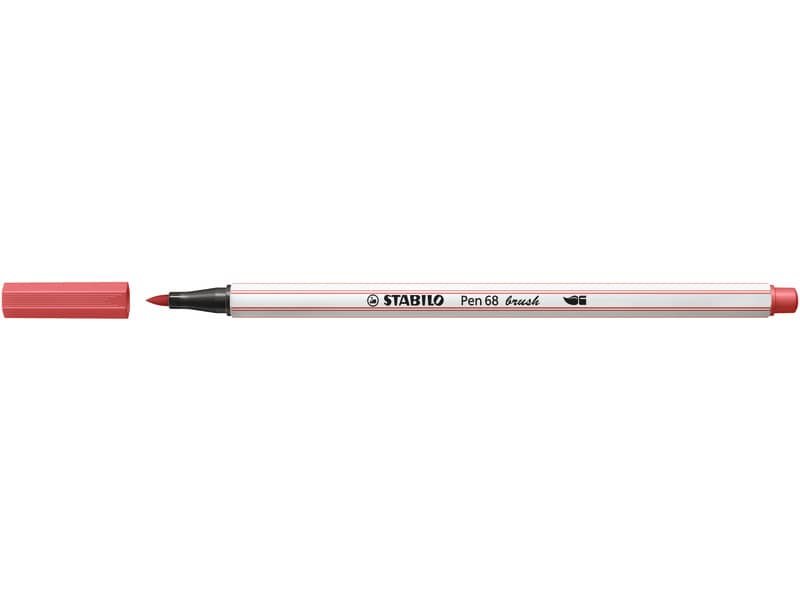 Pennarello Stabilo Pen 68 brush – punta a pennello – M 1 mm ruggine 568/47