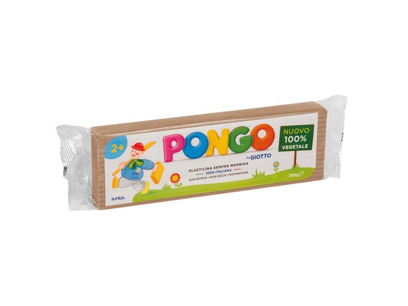 Panetto di plastilina 100% vegetale Pongo by Giotto 350 g beige F603517