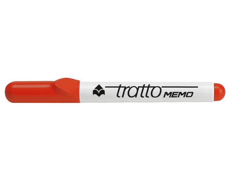 Marcatore per lavagne bianche Tratto Memo p. tonda rosso F854002