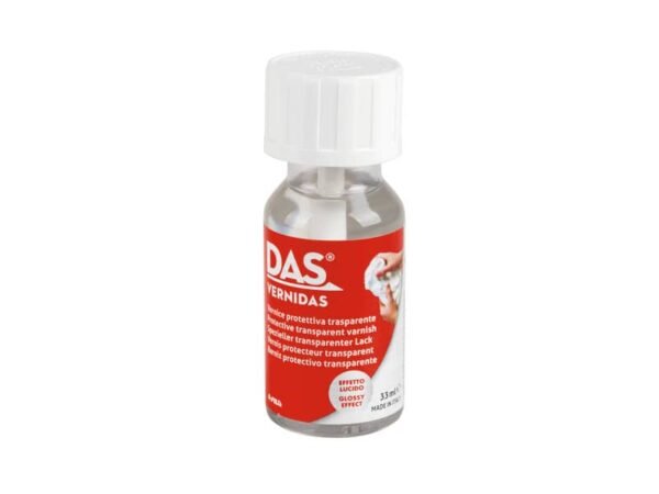 Vernice vetrificante Das trasparente e protettiva con effetto lucido 33 ml F501200