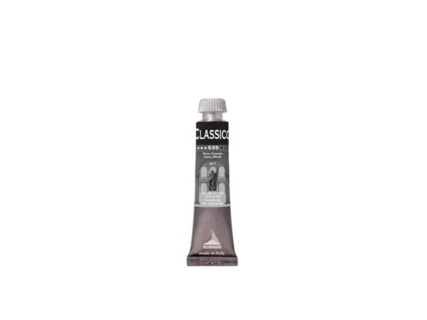 Colore a olio Maimeri extrafine in tubetto 20 ml nero d'avorio - M0302535