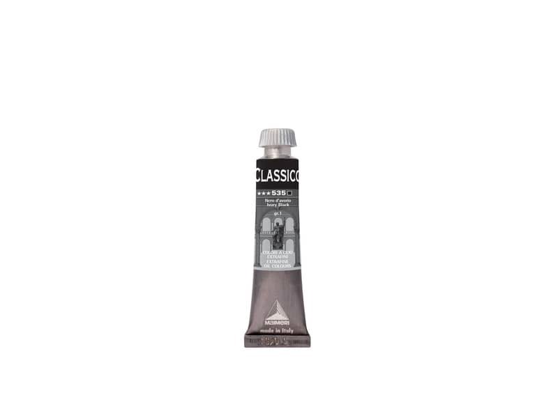 Colore a olio Maimeri extrafine in tubetto 20 ml nero d’avorio – M0302535