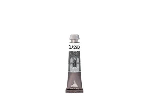 Colore a olio Maimeri extrafine in tubetto 20 ml bianco titanio - M0302018