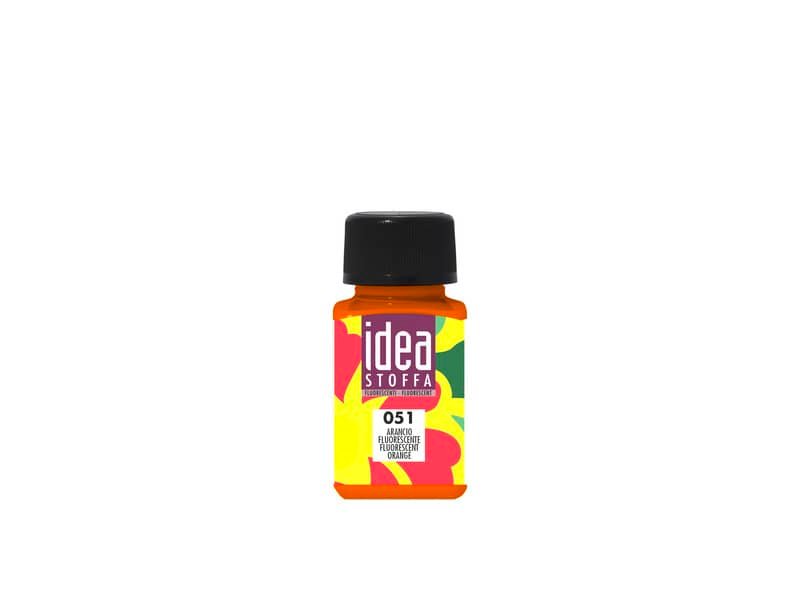Colore per tessuti Maimeri Idea Stoffa in flacone 60 ml arancio fluo – M5014051