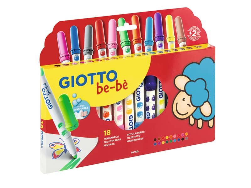 Pennarelli Giotto BebŠ conf. 18 colori assortiti F478300