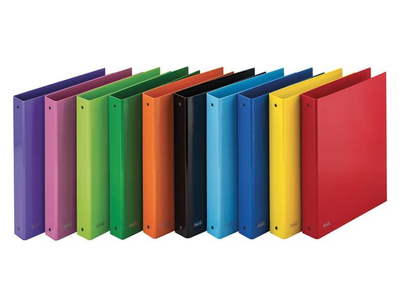 Raccoglitore 4 anelli D.30 Favorit Sprint formato 22×30 cm in cartone plastificato colori assortiti 400152300