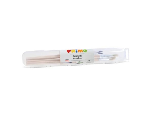 Set pennelli multiuso Primo in conf. da 10 punte assortite 1239PTQ10