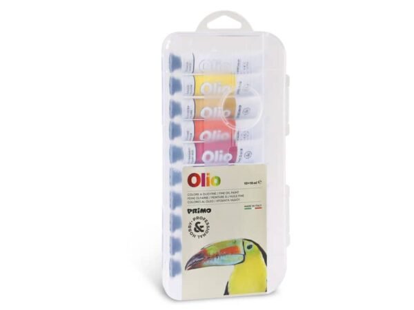 Colore a olio fine Primo in tubetto 18 ml - conf. da 10 colori assortiti 425TO10P
