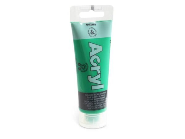 Colore acrilico Primo in tubetto in polietilene 75 ml verde brillante 420TA75610