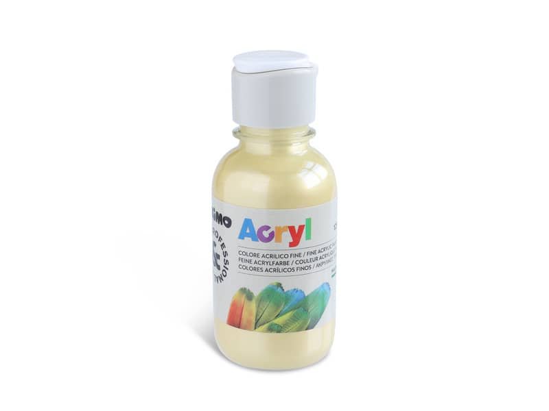 Colore acrilico Primo in bottiglia PET con tappo dosatore 125 ml oro 402TA125920