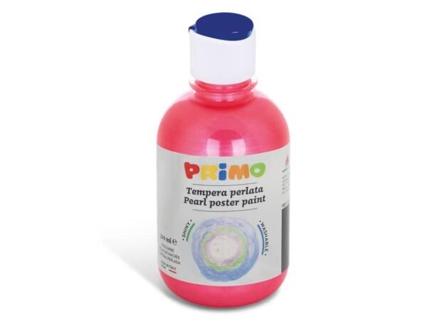 Tempera perlata in bottiglia Primo 300 ml vermiglio 234TP300300
