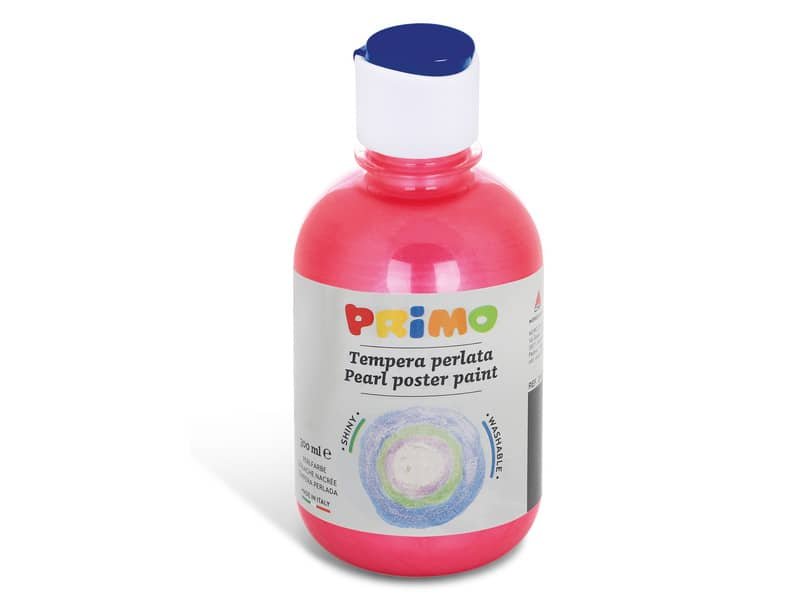 Tempera perlata in bottiglia Primo 300 ml vermiglio 234TP300300