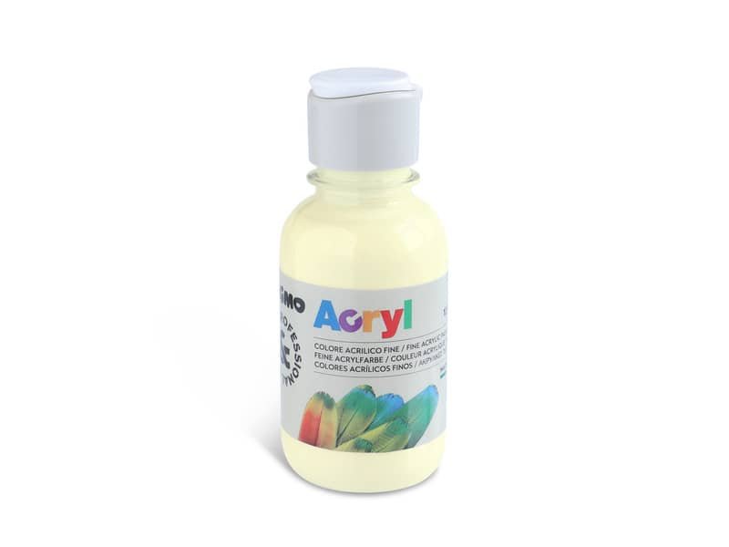 Colore acrilico Primo in bottiglia PET con tappo dosatore 125 ml avorio 402TA125291