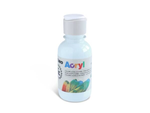 Colore acrilico Primo in bottiglia PET con tappo dosatore 125 ml verde menta - 402TA125611