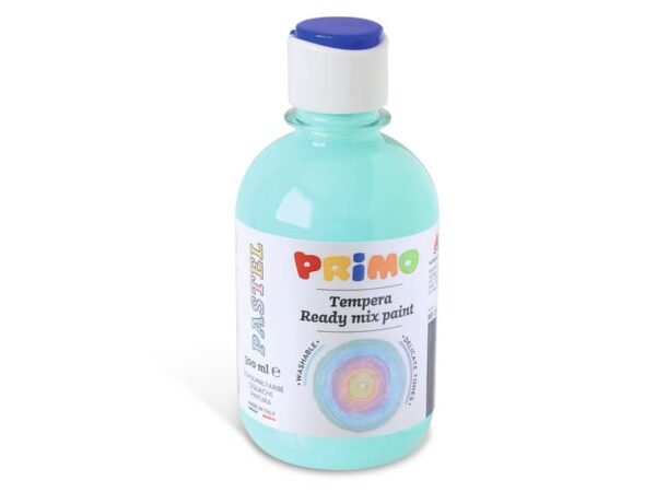 Tempera pronta pastello Primo con tappo dosatore 300 ml verde menta 2002BRP300611