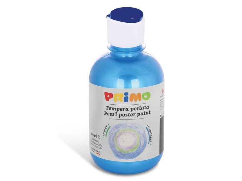 Tempera perlata in bottiglia Primo 300 ml blu oltremare 234TP300500