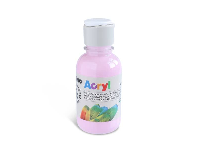Colore acrilico Primo in bottiglia PET con tappo dosatore 125 ml rosa 402TA125340