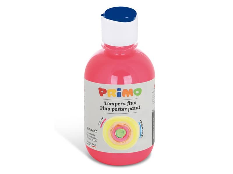 Tempera in bottiglia primi passi Primo 300 ml fucsia fluo 255TF300370