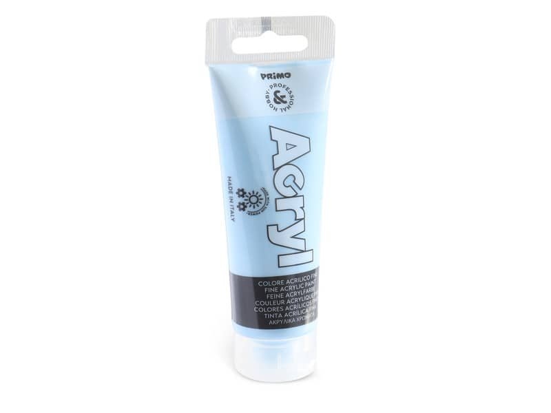 Colore acrilico Primo in bottiglia PET con tappo dosatore 75 ml – 510 azzurro cielo – 420TA75510