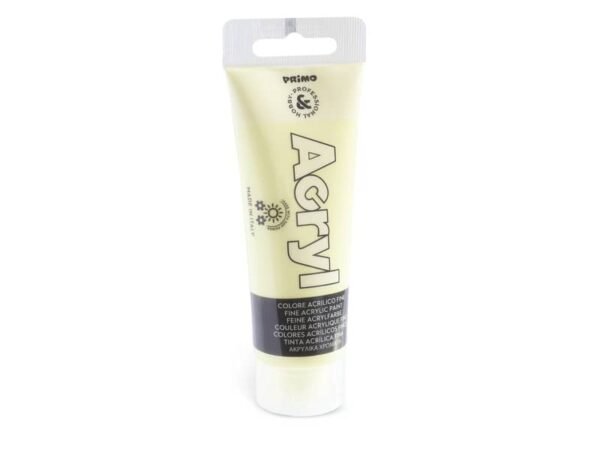 Colore acrilico Primo in bottiglia PET con tappo dosatore 75 ml giallo limone - 420TA75212