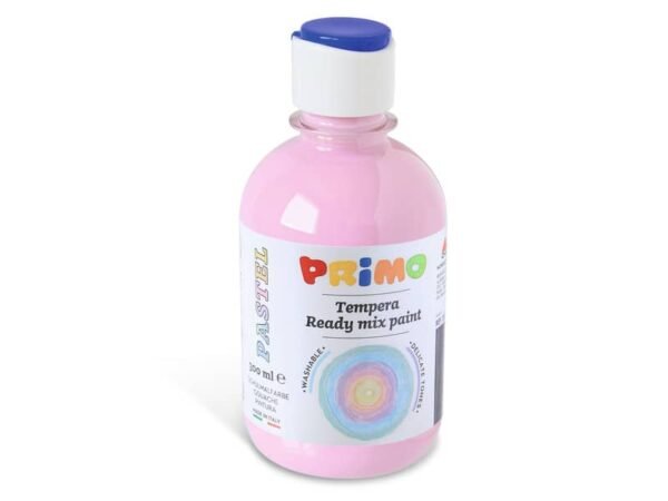 Tempera pronta pastello Primo con tappo dosatore 300 ml rosa 2002BRP300333