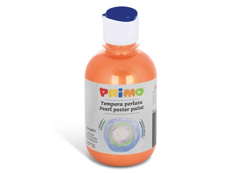 Tempera perlata in bottiglia Primo 300 ml arancio 234TP300250