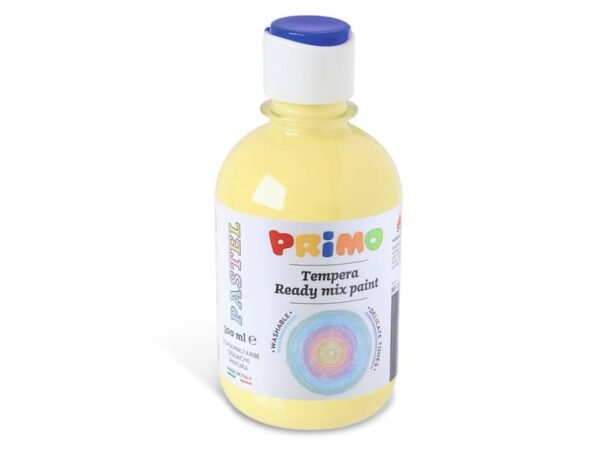 Tempera pronta pastello Primo con tappo dosatore 300 ml giallo 2002BRP300212