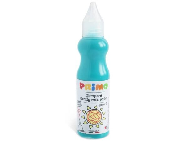 Tempera brillante Primo in bottiglia con becuccio 50 ml turchese 2001BR50560
