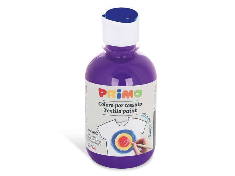 Colore per tessuto in bottiglia Primo con tappo dosatore 300 ml viola – 411TX300400