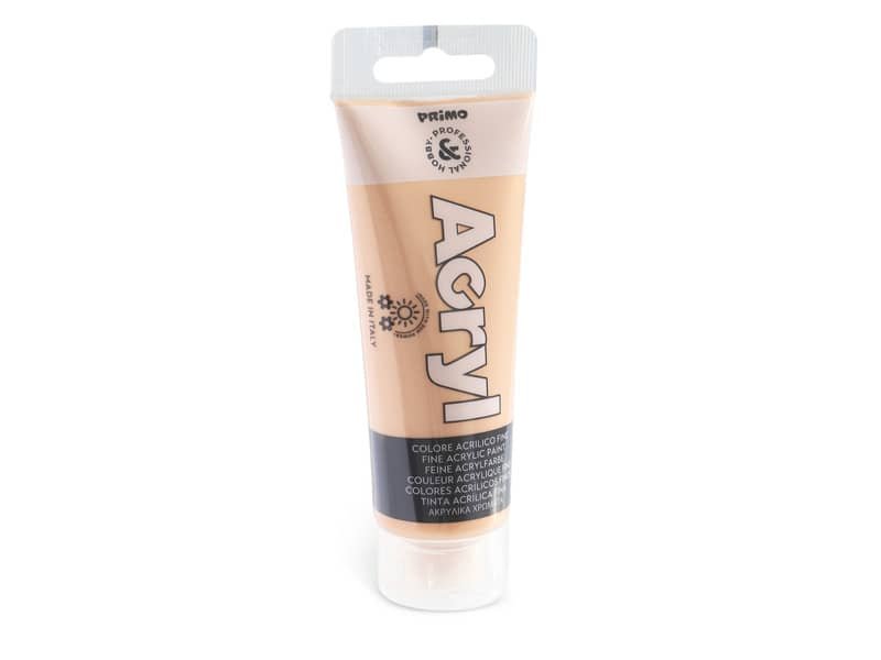 Colore acrilico Primo in bottiglia PET con tappo dosatore 75 ml oro rosa – 420TAM75923