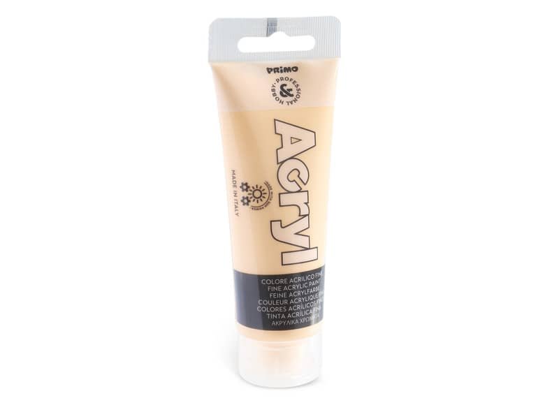 Colore acrilico Primo in bottiglia PET con tappo dosatore 75 ml rosa albicocca – 420TA75331