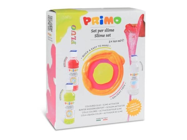 Set colla per slime Primo colori fluo  3314SLIMESET3