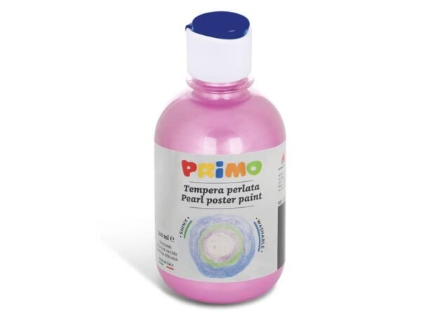 Tempera perlata in bottiglia Primo 300 ml rosa 234TP300330