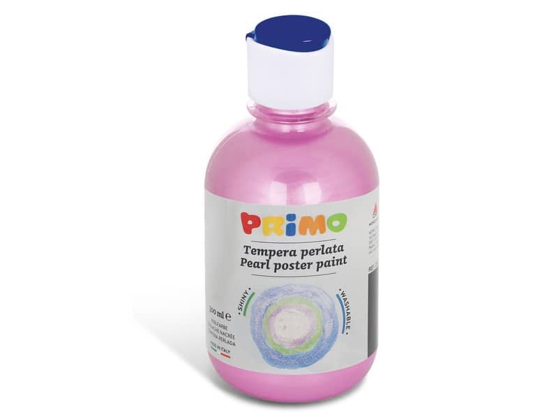 Tempera perlata in bottiglia Primo 300 ml rosa 234TP300330