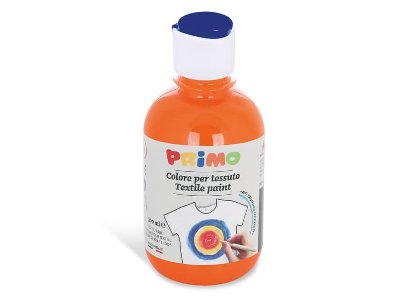 Colore per tessuto in bottiglia Primo con tappo dosatore 300 ml arancio – 411TX300250