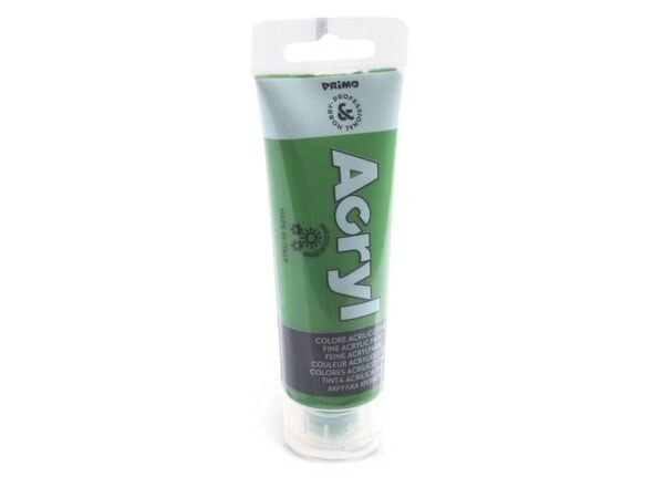 Colore acrilico Primo in bottiglia PET con tappo dosatore 75 ml verde oliva - 420TA75665