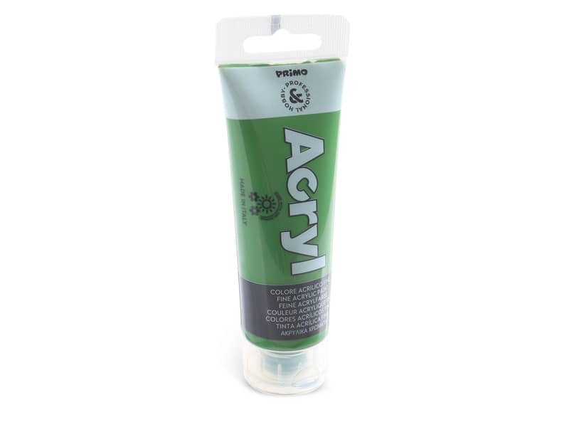 Colore acrilico Primo in bottiglia PET con tappo dosatore 75 ml verde oliva – 420TA75665