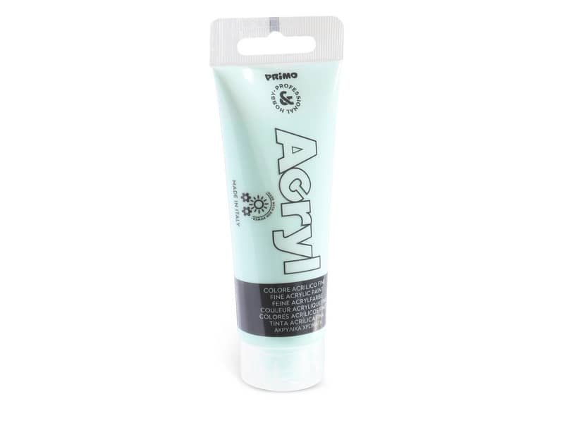 Colore acrilico Primo in bottiglia PET con tappo dosatore 75 ml verde menta – 420TA75611