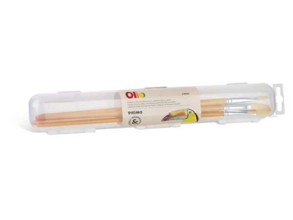 Portapennelli con pennelli Primo uso colori a olio 1243P5O
