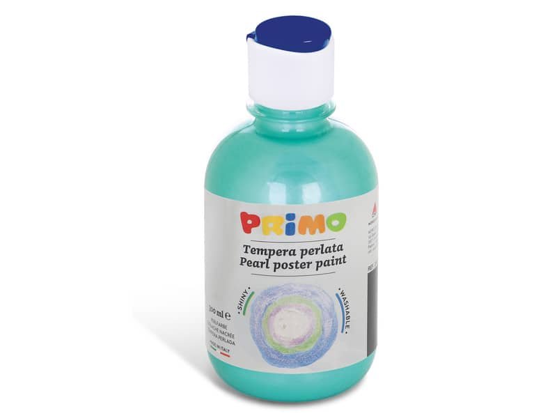 Tempera perlata in bottiglia Primo 300 ml verde brillante 234TP300610