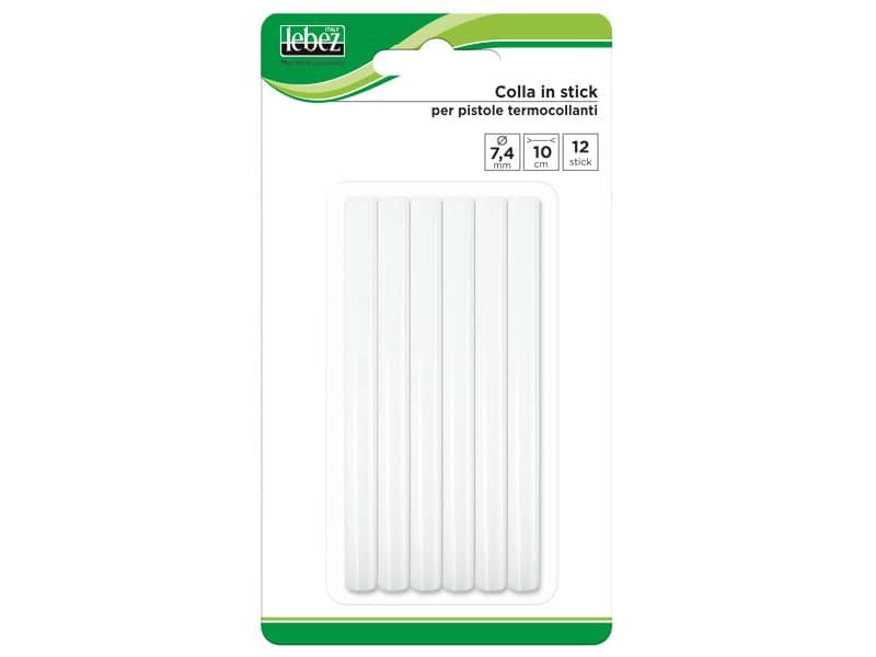 Colla a caldo Lebez diametro 7,2 mm – confezione 12 pezzi 1083