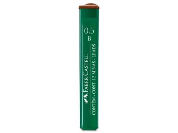 Mine Faber Castell Poly 0,5 mm B conf. 12 pezzi - 521501