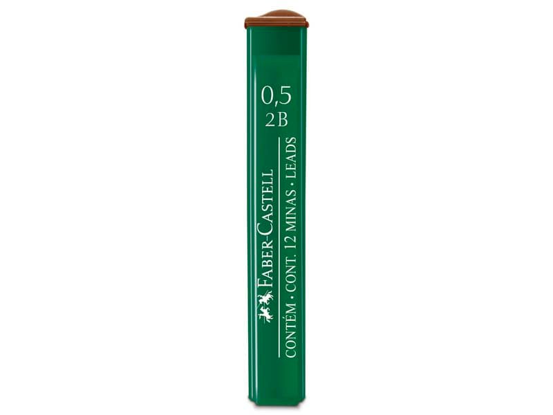 Mine Faber Castell Poly 0,5 mm 2B conf. 12 pezzi – 521502