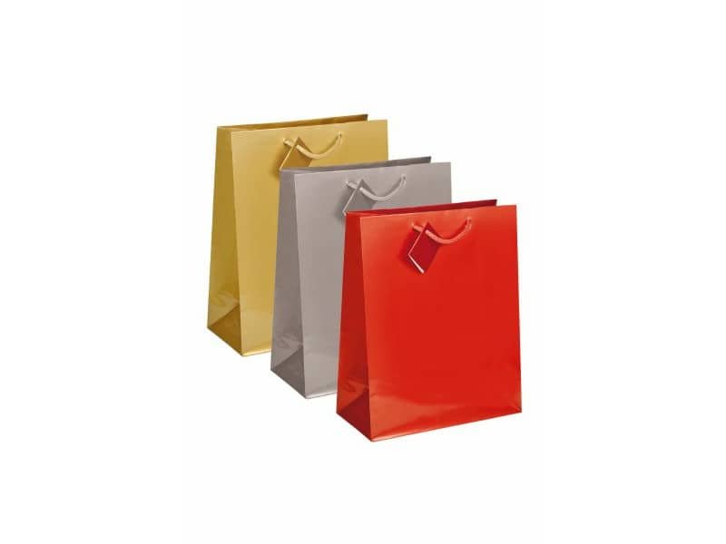 Borsa shopper plastificate Lebez lucide 50,8×71,1×17,8 cm 4357