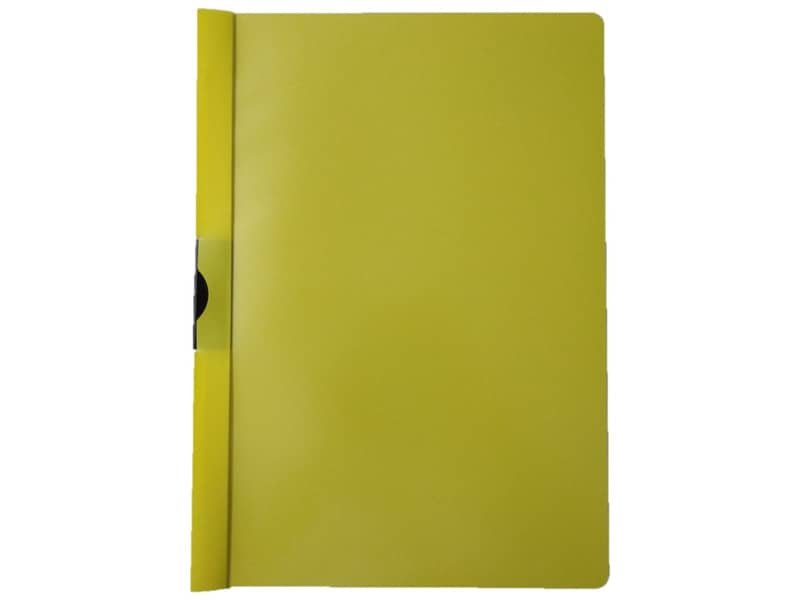 Cartellina con clip Methodo Spring File in PPL A4 dorso 5 mm – conf. 25 – Methodo giallo – X200509