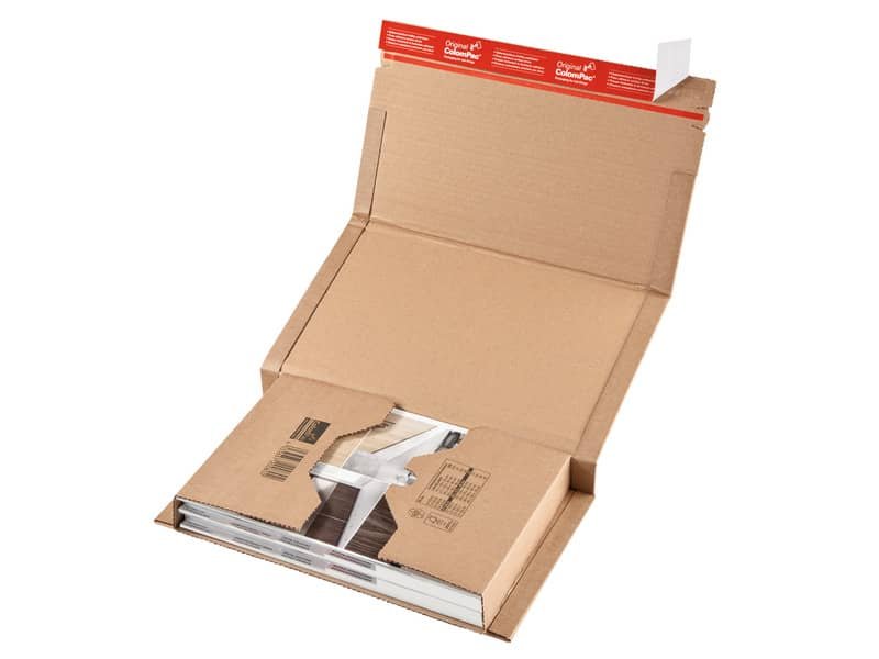 Busta rigida per spedizioni ColomPac in cartone ondulato avana 21,7×15,5 cm CP02002